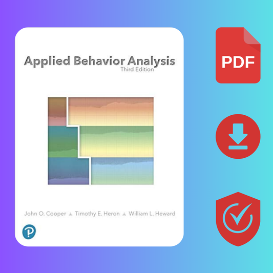 Applied Behavior Analysis Third Edition